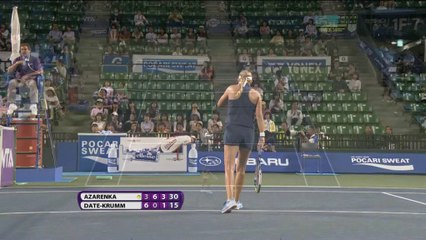 WTA Tokio - Azarenka arrolla a Date-Krumm