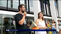 France 3 Toulouse - 19/20, Romain Panza, président de l'UNEF Toulouse, dénonce le manque de places en L1 à l'université Paul Sabatier
