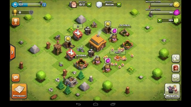 Clash of clans explication de l interface joueur