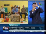 Gobierno venezolano ratifica la Revolución educativa