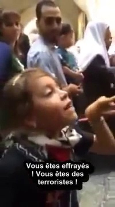 Petite musulmane VS police israélienne,Un cœur de lion