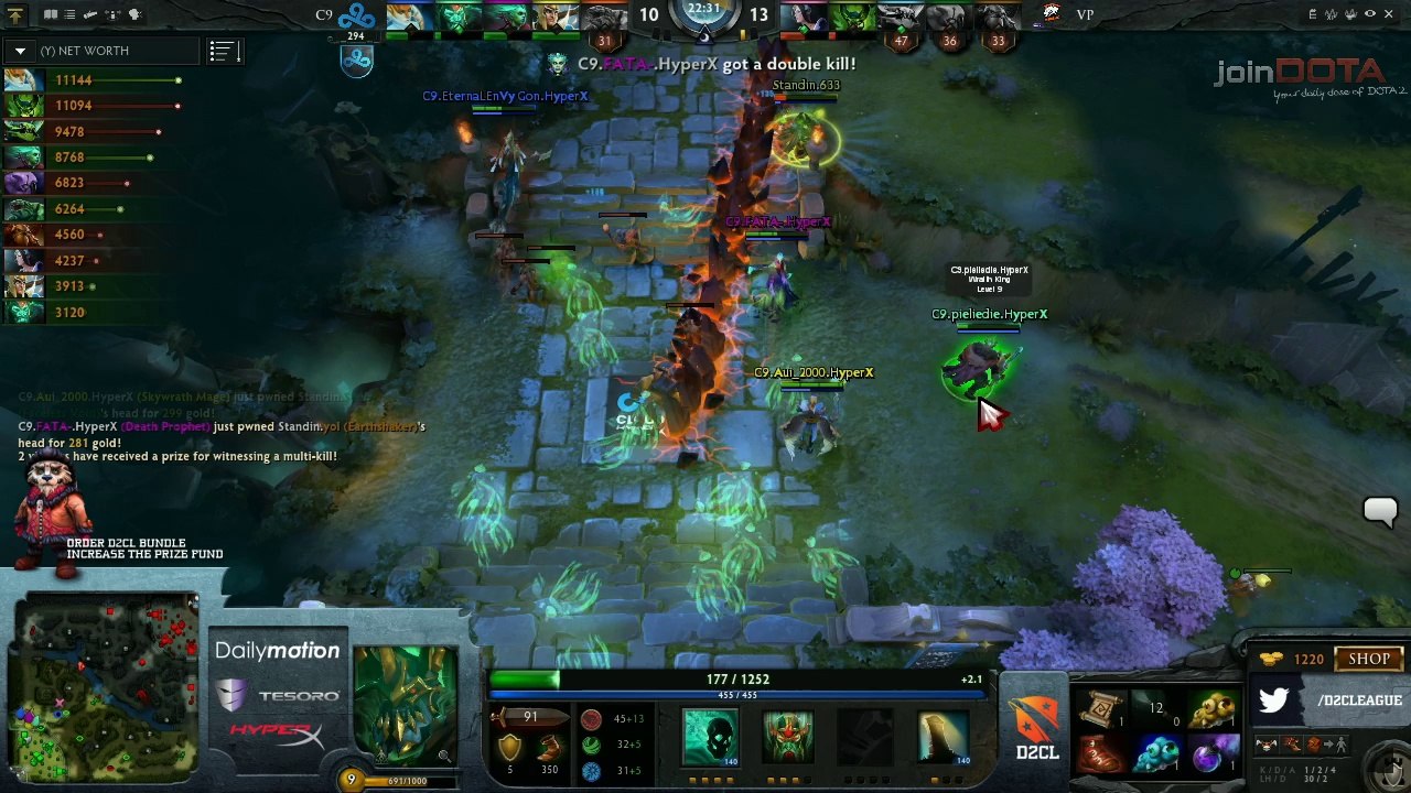 Cloud 9 vs Virtus Pro Game 2 - Dota 2 Champions League @TobiWanDOTA & Clairvoyance