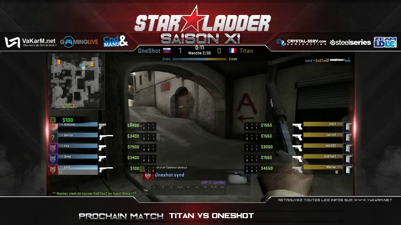 SLTV XI - Titan vs OneShot - Dust2