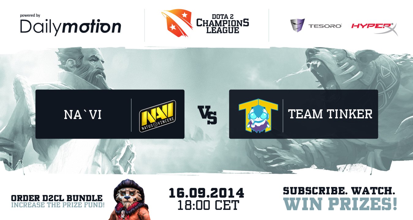 Na'Vi vs Team Tinker game 1 @ D2CL S4 Versuta