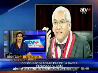 Consejero del CNM renuncia a su cargo