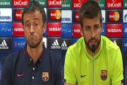 Luis Enrique optimista y Piqué listo para jugar