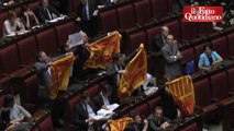 Mille giorni, Lega Nord protesta in Aula: 