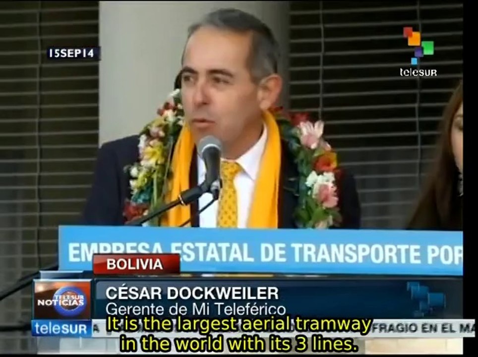 Bolivia: La Paz and El Alto inaugurate 2nd urban aerial tramway line