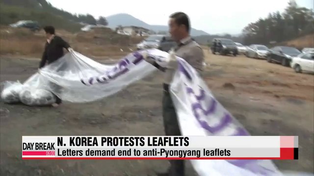 North Korea sends protest letter over propaganda leaflets