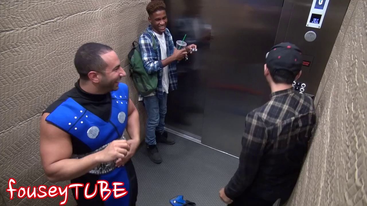 MORTAL KOMBAT ELEVATOR PRANK!