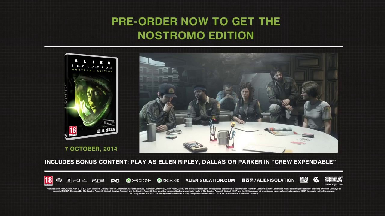 Alien : Isolation (PS4) - Trailer In The Vents