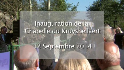 Inauguration de la chapelle et de la source du kruysbellaert
