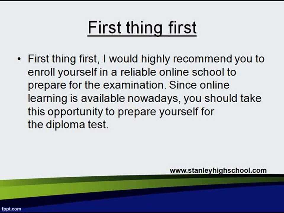 How to Pass a High School Diploma Test Online