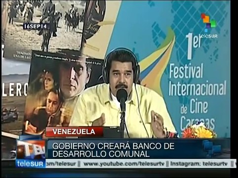Maduro anuncia creación del Banco de Desarrollo Comunal de Venezuela
