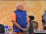 PM Narendra Modi addresses audience at Mahatma Mandir, Gandhinagar - Tv9 Gujarati