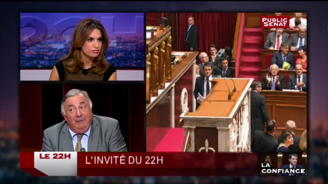 Gérard Larcher à propos du vote de confiance de Manuel Valls