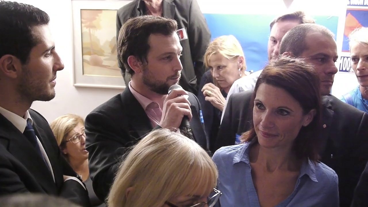 Réunion de soutien au retour de Nicolas SARKOZY à Neuilly - intervention de Mickael Fauré