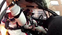 FIA ERC GEKO Ypres Rally 2014 - Fire On Board