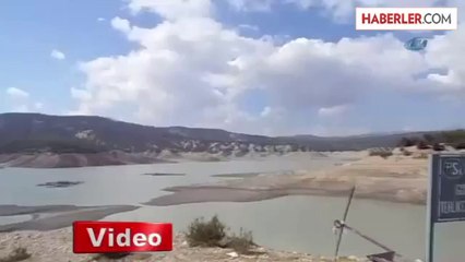 Korkuteli Sulama Barajı'nda Su Seviyesi Dibe İndi