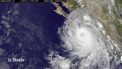 L'ouragan Odile vu de l'espace