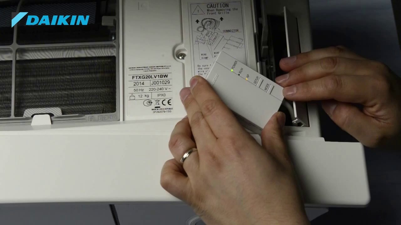 DAIKIN installation-du-Wifi