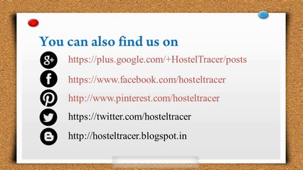 Hostel Tracer - A Smart Way to Search Your Hostel