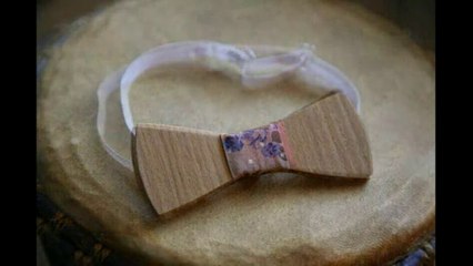 Papillon di legno fatti a mano