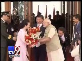 PM Narendra modi welcomes President Xi Jinping in Ahmedabad - Tv9 Gujarati
