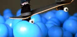 Skateboarding in 5001 Balloons!
