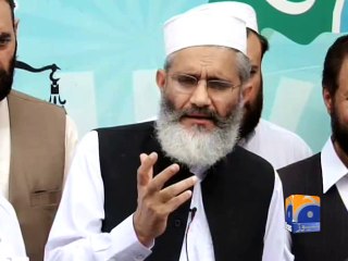 Active to end-up Political Crisis: Siraj ul Haq-17 Sept 2014