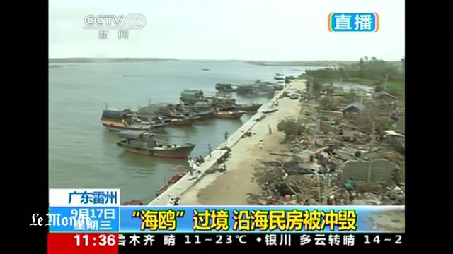 Les ravages du typhon Kalmaegi en Chine