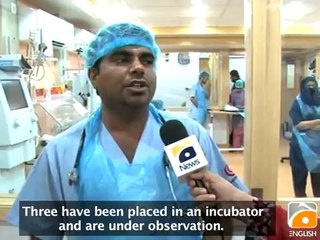 Quintuplets born in Karachi