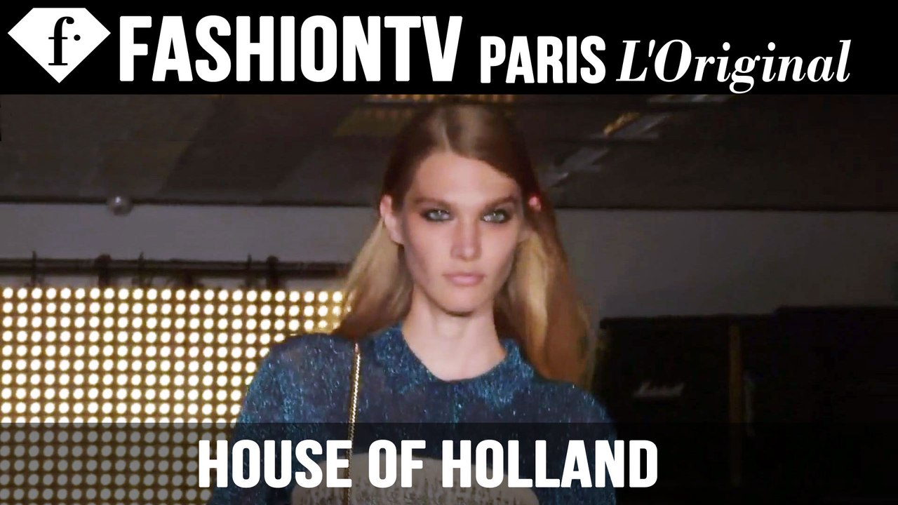 House of Holland Spring/Summer 2015 ft Alexa Chung, Pixie Geldof | London Fashion Week | FashionTV
