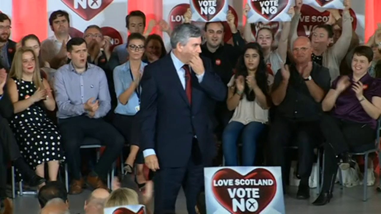 Gordon Brown: 'We fought two world wars together'