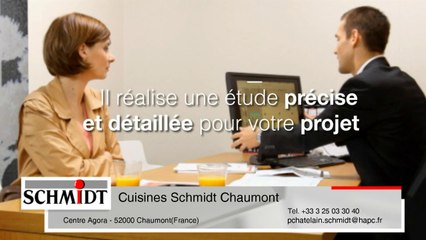 Aménager sa cuisine équipée sur mesure cuisinistes Schmidt Chaumont