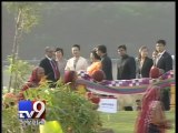 Chinese President Xi Jinping's wife Peng Liyuan arrives at Sabarmati Riverfront - Tv9 Gujarati