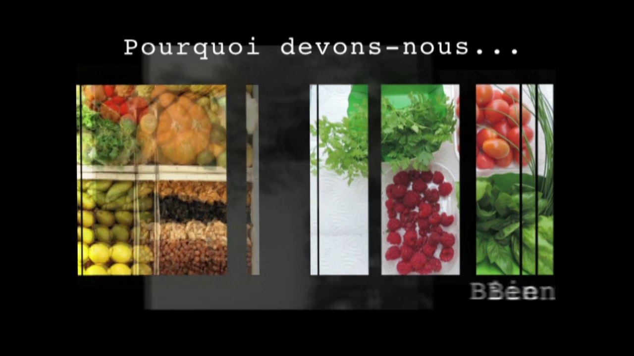 Pourquoi devons-nous bien manger ?