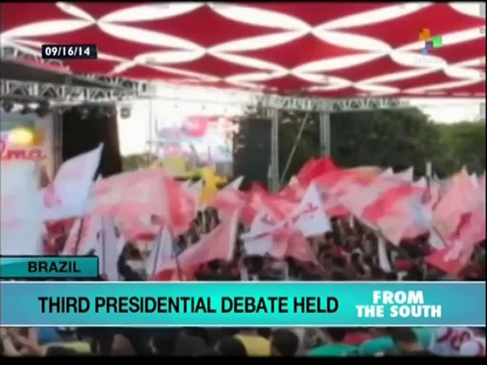 Brazilian presidential candidates square off in 3rd debate
