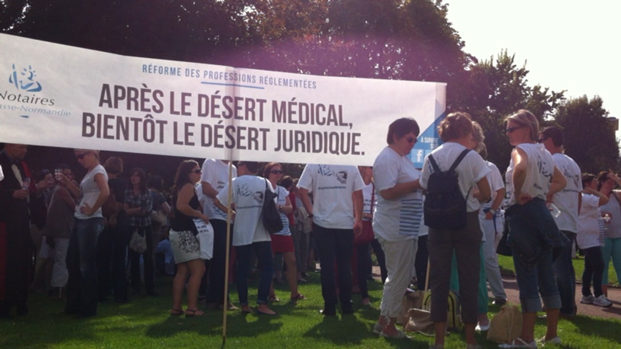 Mobilisation des notaires bas-normands