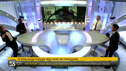 Un match de Ping Pong sur le plateau de l'Access