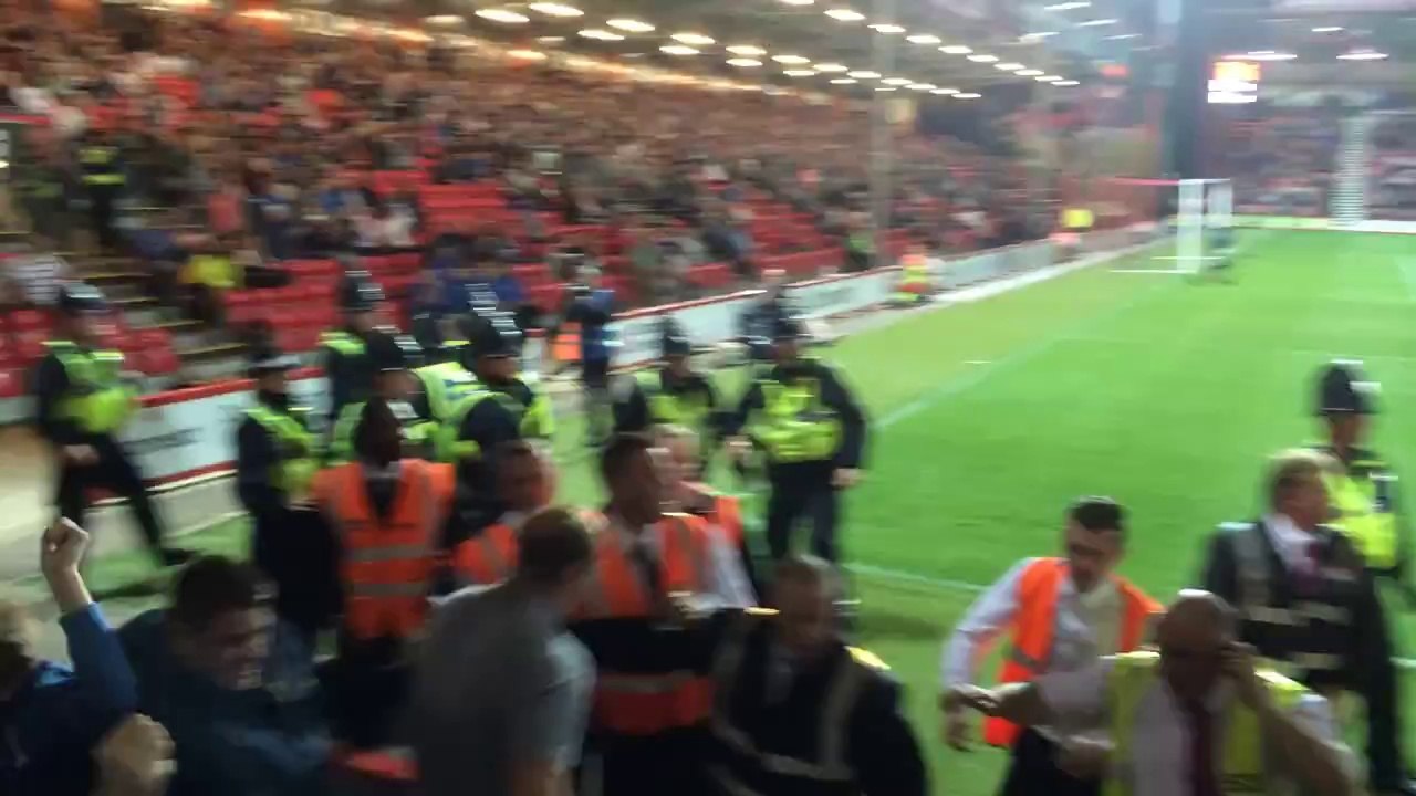 Fan Cam - Bellusci Goal v Bournemouth 16 Sep 2014 LUFC