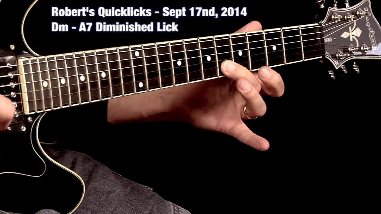 Diminished Jazz Lick over A7