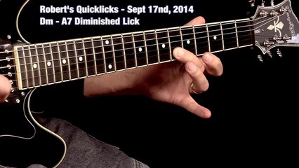 Diminished Jazz Lick over A7