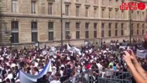 Manifestation des notaires à Paris