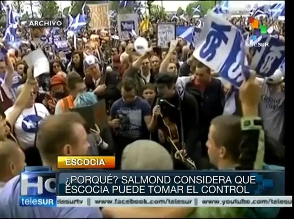 Escocia: Partido Nacional Escocés propuso el referendo soberanista