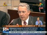 Senado de Colombia debate posibles nexos de Uribe con paramilitarismo
