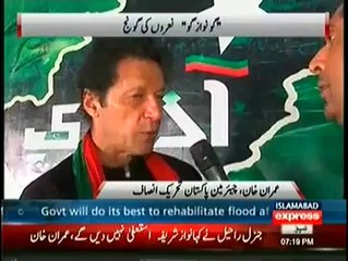 Live With Imran Khan At D CHOWK (16th September 2014)
