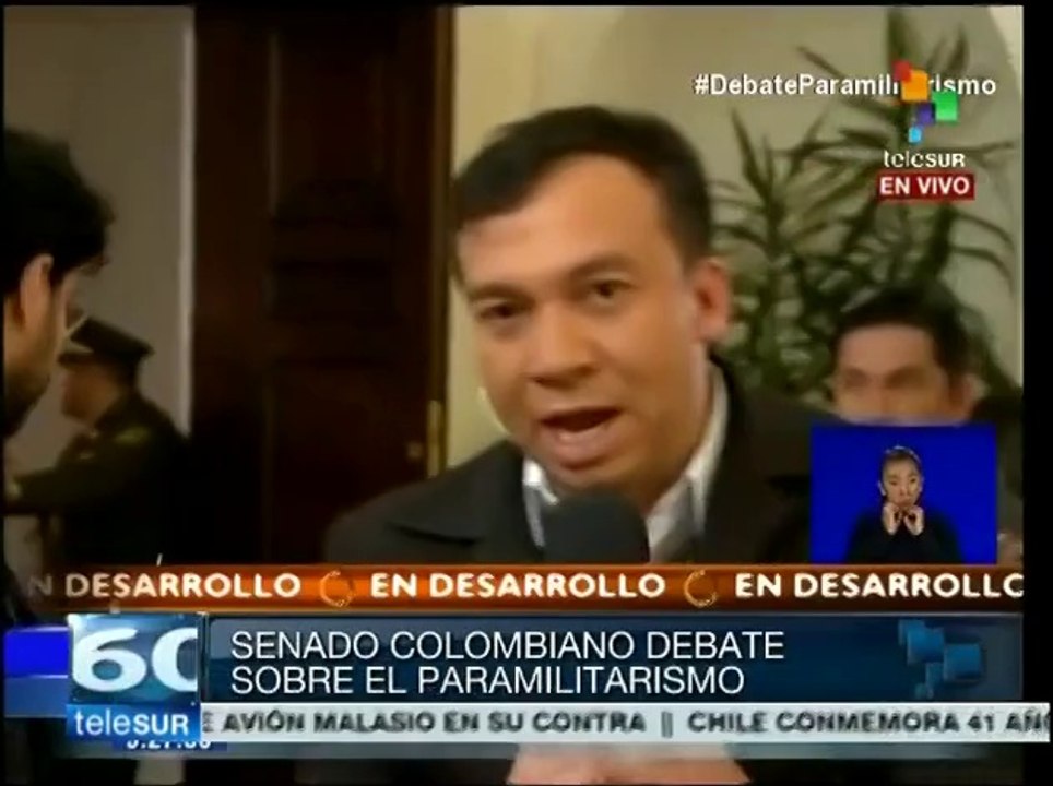 Hilvana Senado colombiano nexos Uribe con terroristas y paramilitares