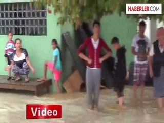 Aydın Yağmura Teslim Oldu