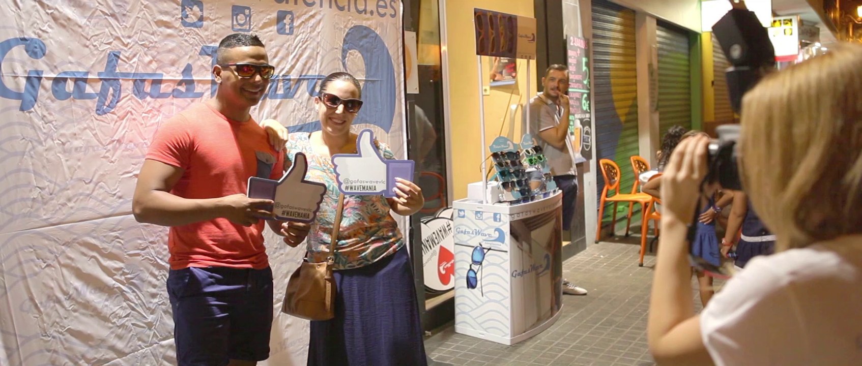 Gafas Wave Valencia @Pizzeria Los Pedrones